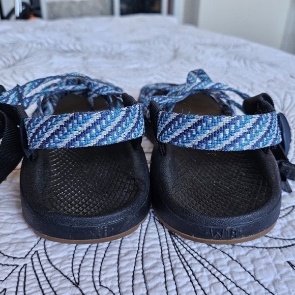 EUC Chaco Z Cloud X2 Pivot Navy Blue Comfy Strappy Sport Sandals 8 - Picture 9 of 15